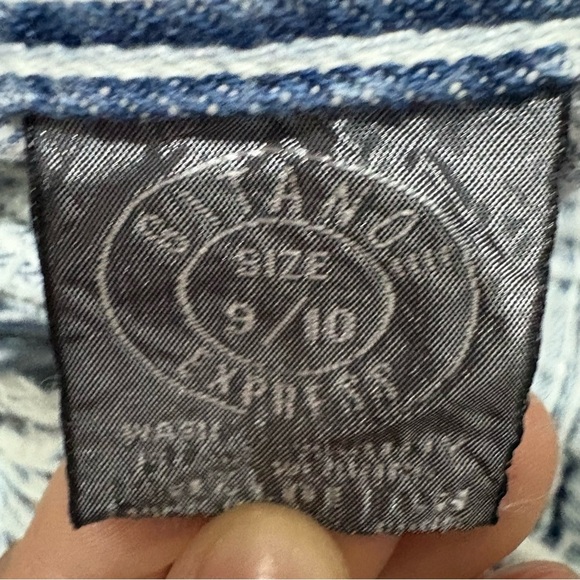 Vtg 80s Gitano Express High Waited Pinstripe Pleated Tapered Crop Jeans Sz 9/10 - Picture 11 of 11